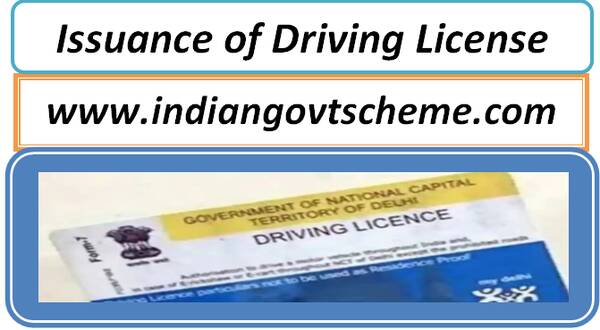 Issuance of Driving License