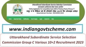 Uttarakhand Subordinate Service Selection Commission Group C Various 10+2 Recruitment 2023 2 uttarakhand_subordinate_service_selection_commission_group_c_various_10-2_recruitment_2023
