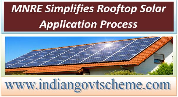 MNRE Simplifies Rooftop Solar Application Process