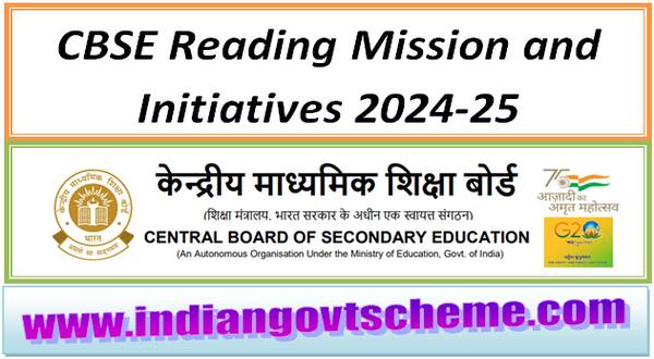 CBSE Reading Mission and Initiatives 2024-25