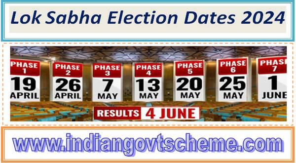 Lok Sabha Election Dates 2024 : Voting to kick off on April 19, will be held in 7 phases; results on June 4