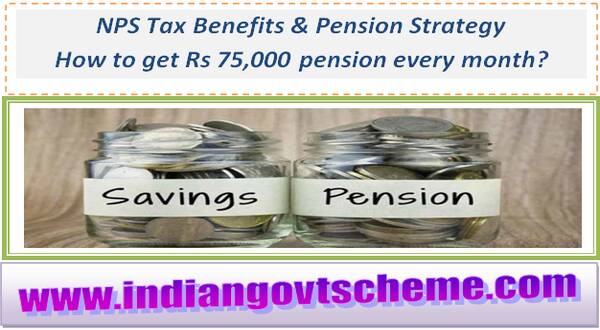 NPS Tax Benefits & Pension Strategy : How to get Rs 75,000 pension every month? 