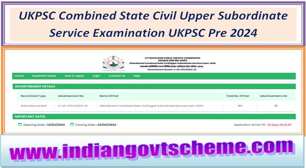 ukpsc_combined_state_civil_upper_subordinate_service_examination_ukpsc_pre_2024