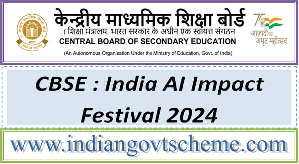 CBSE : India AI Impact Festival 2024