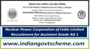 Nuclear Power Corporation of India Limited Recruitment for Assistant Grade AG 1 2 nuclear_power_corporation_of_india_limited_recruitment_for_assistant_grade_ag_1