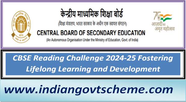 CBSE Reading Challenge 2024-25 : Fostering Lifelong Learning and Development