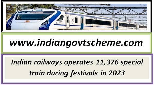 Indian railways operates 11,376 special train during festivals in 2023