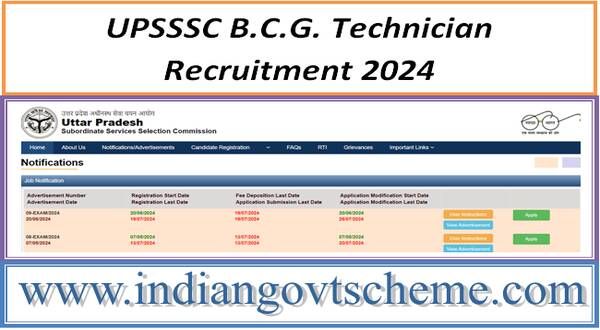 upsssc_bcg_technician_recruitment_2024