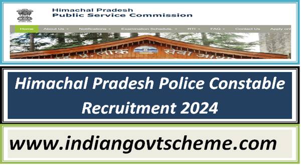 Himachal Pradesh Police Constable Recruitment 2024