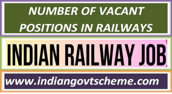 Vacant positions within Indian Railways, particularly in critical areas such as station management, safety operations and train security