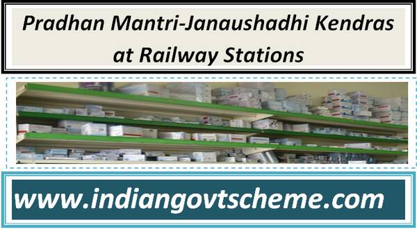 Pradhan Mantri-Janaushadhi Kendras at Railway Stations