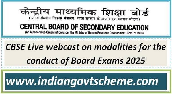 cbse_live_webcast_on_modalities_for_the_conduct_of_board_exams_2025