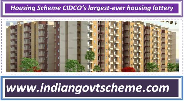 Housing Scheme CIDCO’s largest-ever housing lottery