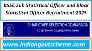 BSSC Sub Statistical Officer and Block Statistical Officer Recruitment 2025 2 bssc_sub_statistical_officer_and_block_statistical_officer_recruitment_2025