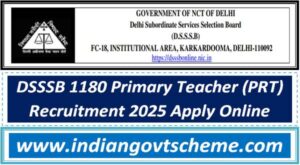 dsssb_1180_primary_teacher_prt_recruitment_2025_apply_online